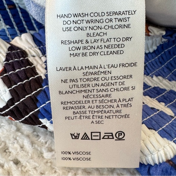 Anthro Maeve Saria Smocked Wide-Leg Pants MP - Picture 9 of 13